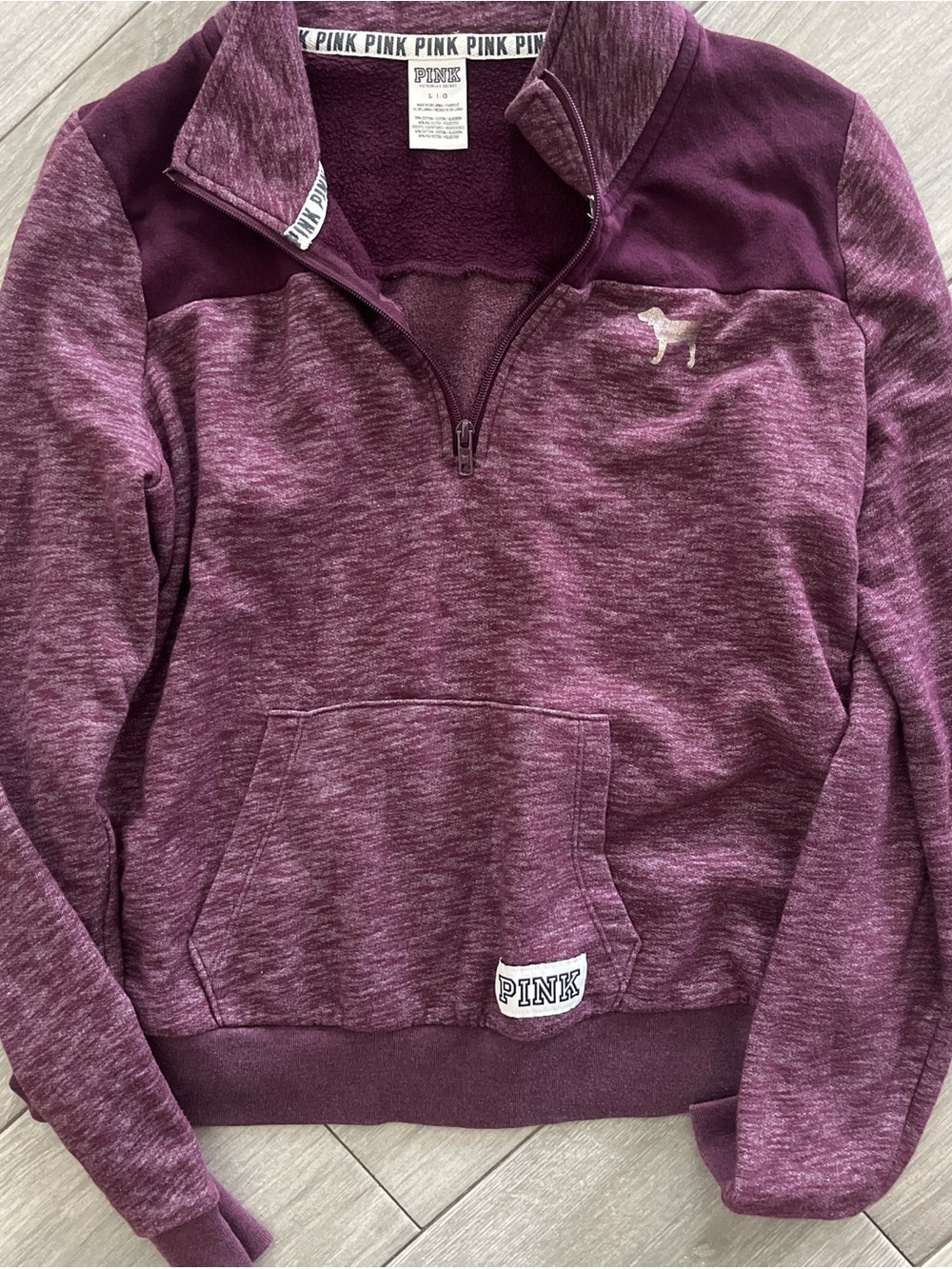 women size large PINK sweatshirt